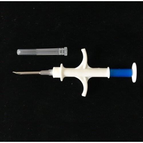 20pcs 1.25*7 FDX-B ISO11784/785 RFID Id Injector Pet Glass Tag Microchip Syringe for animals Pig Cow Cattle Horse Dog Fish Sna