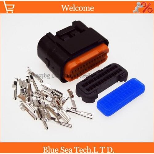 26 Pin/way female car computer version connector,FCI replacement parts, ECU plug for VW Audi BMW Toyota etc
