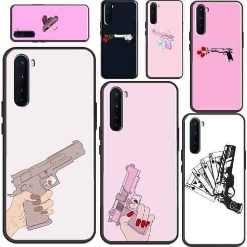 Gun Aesthetic Case Cover For OPPO A72 A52 A91 A83 A15 A1K A3S A5S A53 A31 A5 A9 2020 F5 F7 Reno 4 Pro