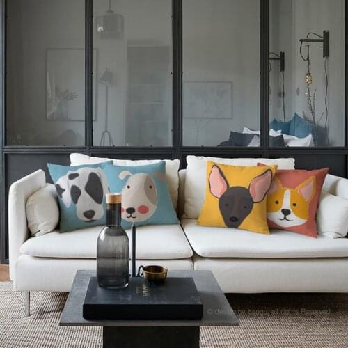 Decorative Pillows Sofa Cushion Cover Custom Pillow Cover Living Room Kids Room Home Decor Animals Coussin Decoratif Custom