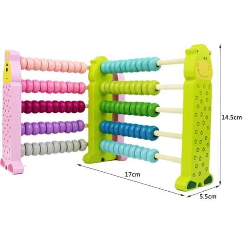 Children Calculate Abacus Beads Educational Toys Calculation Frame Early Learning Arithmetic Bar Addition Subtraction 2021