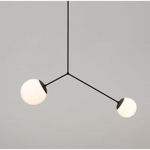 Designers Minimalist Line Chandelier Modern Living Room Dining Room Home Decor Hanging Light Bar Creative Industrial Lighting