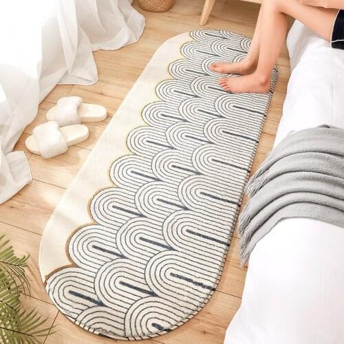 Home Non-slip Mat Modern Cartoon Soft Plush Floor Carpet Entrance Door Mat Sofa Bedside Rug Living Room Rugs Home Decoration
