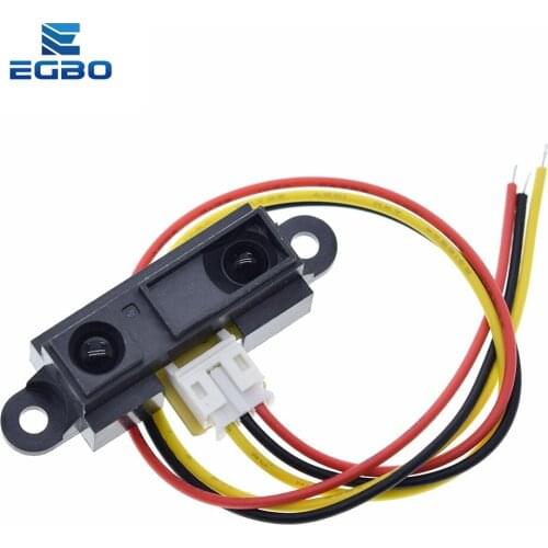 EGBO GP2Y0A21YK0F 100% NEW 2Y0A21 10-80cm Infrared distance sensor INCLUDING WIRE