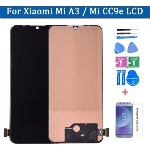 Screen For Xiaomi Mi A3 MiA3 LCD Touch Screen Digitizer Assembly For Xiaomi Mi CC9E Display Replacement Part Repairment