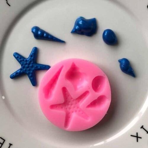 Spot Wholesale Starfish Conch Silica Mould Mobile Phone Drop Mould Decorative DIY Mold XGY-79