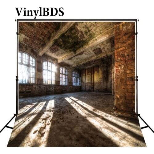 VinylBDS Photography Backdrop Brick Wall Photo Studio Background Retro Old House Photos dilapidated warehouse Portrait Backdrop