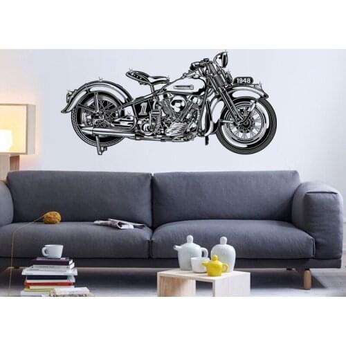 Classical Motorcycle Racing Sticker Vehicle Decal Posters Vinyl Wall Autobike Decor Mural Sticker Motorcycle Racing Decals