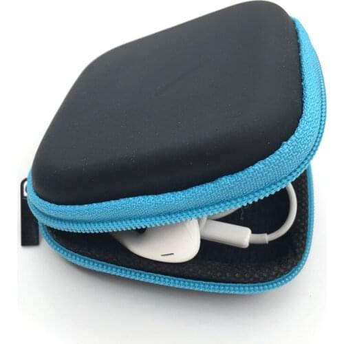 Square Earphone Bag Earphone accessories Bag for Earphone Headphone SD TF Cards gift Storage Case