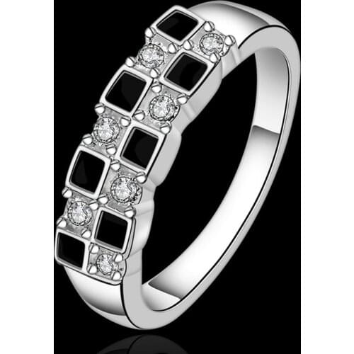 Fashion women Silver color Rings jewelry elegant beautiful pretty nice , for women lady wedding free shipping R619