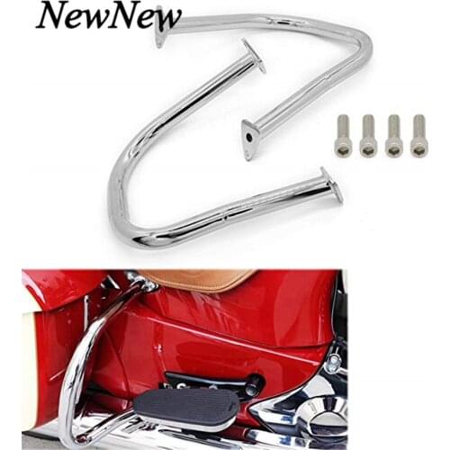 Motorcycle Rear Engine Guards Crash Bars Bumper Stunt Cage For Scout Chief Classic Vintage 2014-2018 Dark Horse 2016-2018