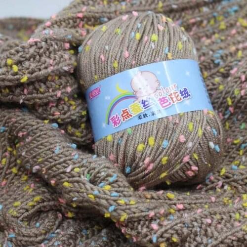 50g Soft Baby Woolen DIY Weave Thread Milk Cotton Hand Knitting Yarn For Clothes Children Blanket Colored Thread Crochet Yarn