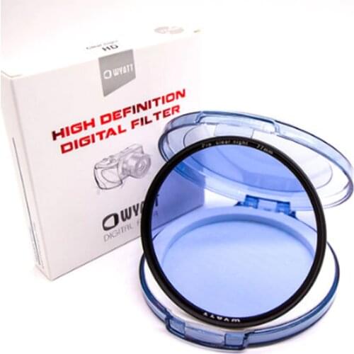 Wyatt 67/72/77/82mm Natural Night Filter Clear-Night Anti-Light Damage Optical Glass Filter ( Light Pollution Filter )