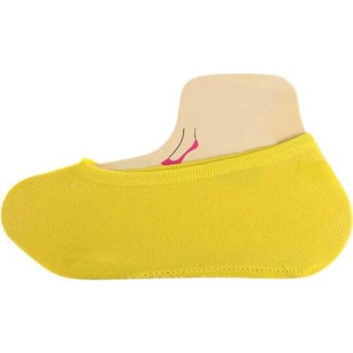 1PCS Solid Color Ladies Shallow Mouth Thin Section Boat Socks Female Invisible Seamless Socks Low Chest Ankle Socks Summer Style