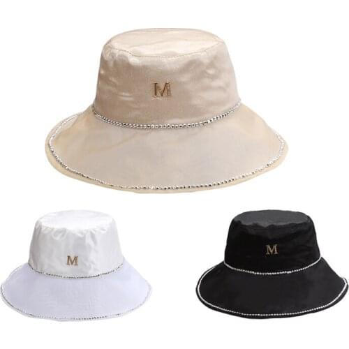 Japanese Bucket Hat Women Summer Outdoor Travel Fishing Sun Hats Bob Letter Embroidery Panama Fisherman Hat Basin Caps