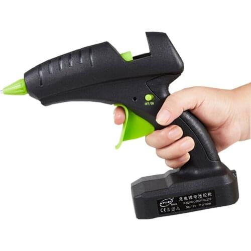 12V 60W Wireless Hot Melt Glue Gun Lithium Battery Melt-Gun 11mm Glue Sticks Home Craft Repair Tool
