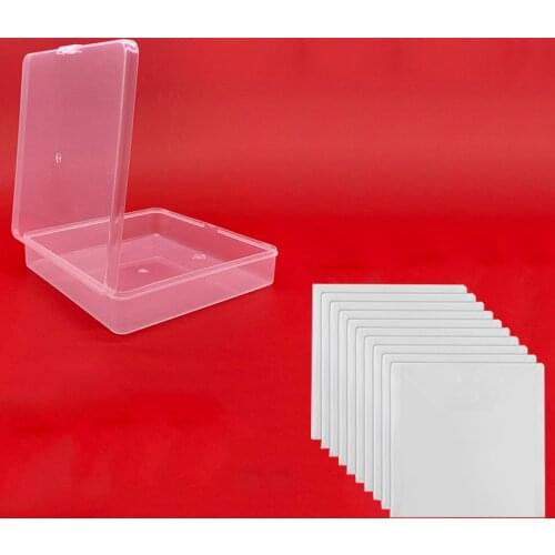 Plastic Square Storage Box Bag Organizer 2021 New for Storing Cutting Dies Clear Stamps DIY Making Template Set