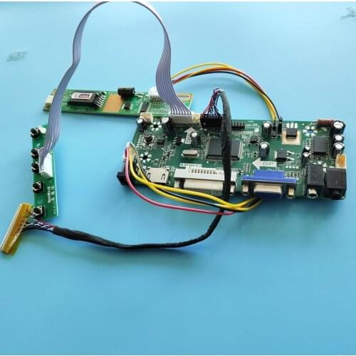 For LTN170WU-L02 17" Controller board 1920X1200 30pin LVDS VGA HDMI 1 Lamps Screen panel LCD DVI Monitor Kit