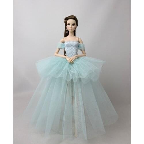 Special new Genuine original case for barbie doll clothes dress clothes fashion princess dress Random