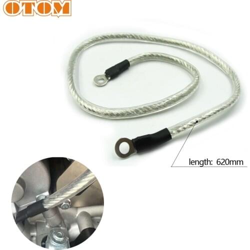 OTOM Universal Motorcycle Battery Earth Ground Grounding Wire Cable Kit High Current Design For KTM HONDA KAWASAKI SUZUKI YAMAHA