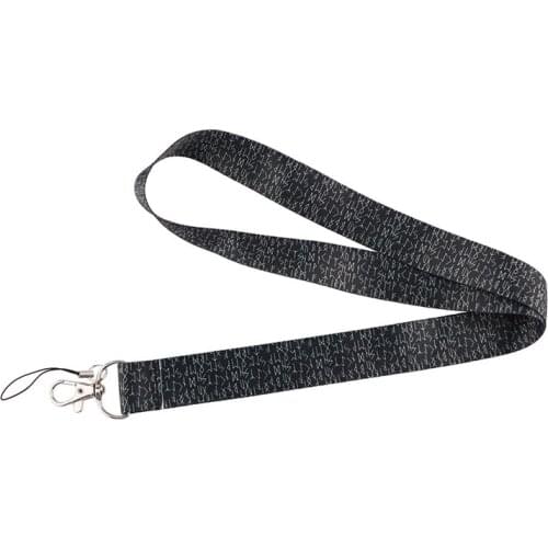 Norse Vikings Cool Symbols Runes Funny art Lanyard Neck Key Strap for Phone Keys ID Card Cartoon webbings ribbons