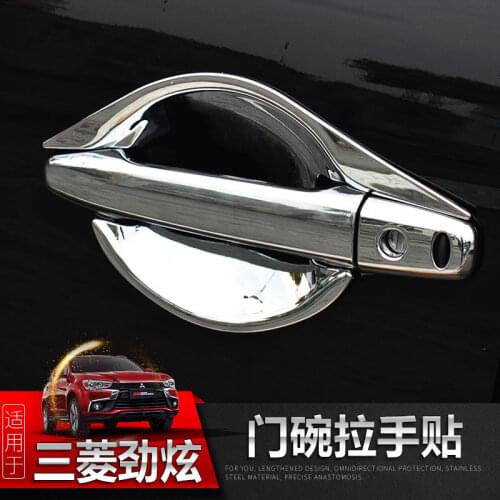 High-quality ABS Chrome Door Handle Cover and Door Bowl for Mitsubishi ASX 2018 Car-styling
