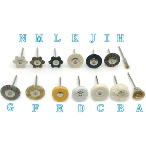 1Pc Dental Lab Polishing Brush Polishing Grinder Brush for Rotary Tools 2.35mm Dental Accessories