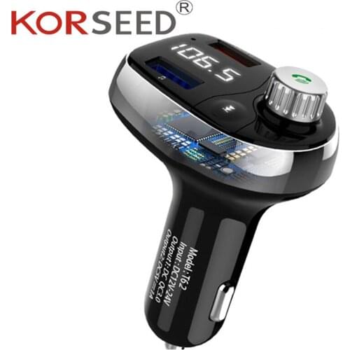 FM Transmitter Handsfree Bluetooth 5.0 Car Accessories Music MP3 Player USB QC3.0 Fast Car Charger Radio Wireless Modulator
