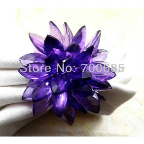 Beaded wedding napkin ring, napkin holder, decoration napkin ring