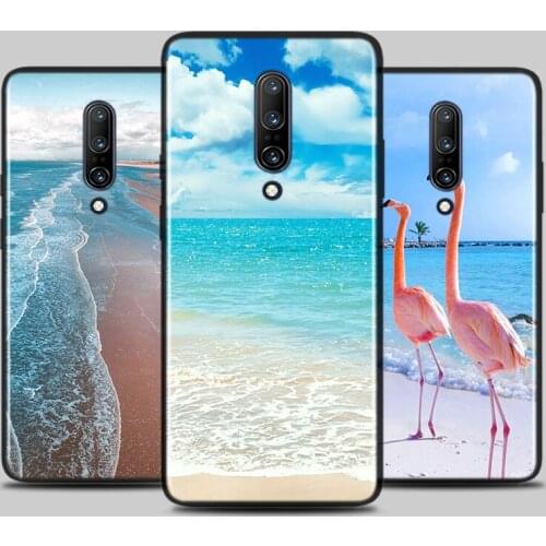 Sea Sky Sandy beach For OnePlus Nord N10 N100 8T 7T 6T 5T 8 7 6 Pro Plus 5G Phone Case Cover Shell Coque