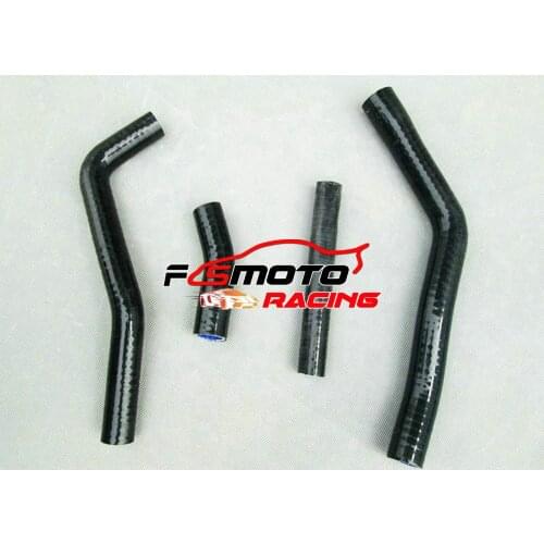 Black Silicone Radiator Hose FOR Yamaha YZ450F YZF450 YZF 450 2010 2011 2012 2013