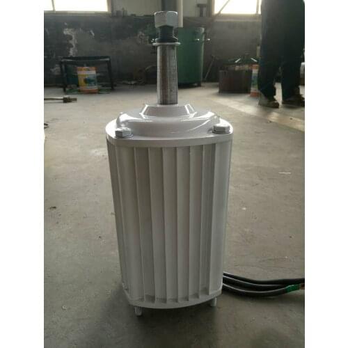 2.5KW/2500W 96V/220V/380V 350RPM low rpm horizontal wind & hydro alternator/ permanent magnet water power dynamotor turbine