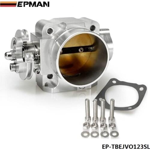 For Mitsubishi Lancer EVO 1 2 3 4G63 Intake Manifold Throttle Body 70mm 92-95 Silver EP-TBEJVO123SL