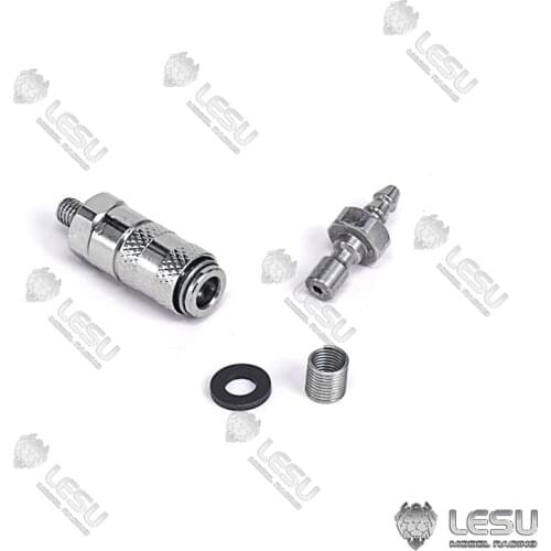 LESU 1/14 Metal Hydraulic System Tubing Connector for DIY Tamiya RC Dumper Truck TH16733-SMT3
