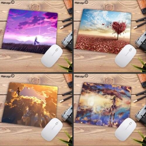 Mairuige Big Promotion Anime Girl Sky Clouds Office Mice Gamer Soft Mouse Pad Computer Notbook Mousepad Gaming Mouse Pad