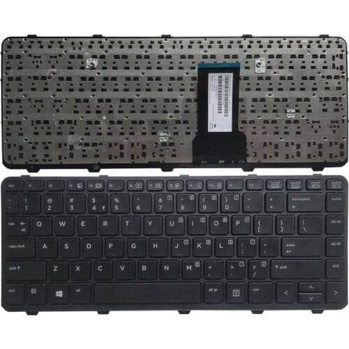NEW US Keyboard For HP ProBook 430 G1 Black English laptop keyboard 711468-D61 with frame