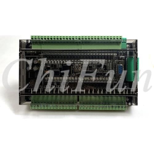 PLC industrial control board FX1N FX2N FX3U-48MT/40MT 6AD 2DA 24 input 24 Transistor output RS485 RTC CAN extension with shell