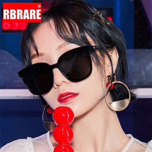RBRARE Luxury Square Sunglasses Women Brand Designer Retro Oversized Sun Glasses For Men Vintage Black Male Oculos Feminino