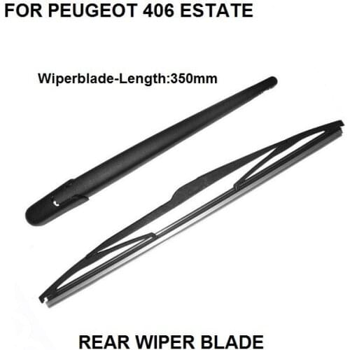Rear Wiper Arm & Blade WINDSCREEN For PEUGEOT 406 ESTATE SW 1996-2004 New 350MM 14"