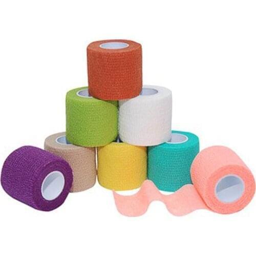 5cm*4.5m Non-woven Fabric Self-sticking Sports Tape Volleyball Finger Guard Basketball Ankle Knee Guard Bandage