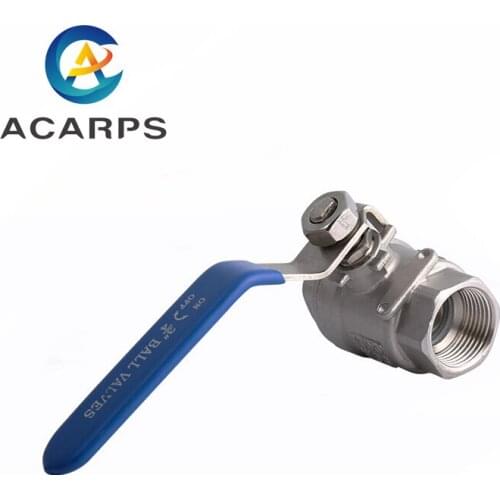 4"Stainless Steel 304 BSP Thread 2PC Ball Valve DN100