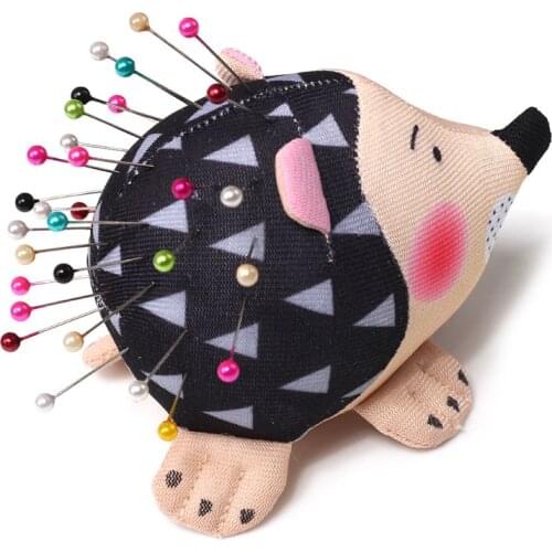 Cute Soft Hedgehog Pincushion Needle Holder Organizer Home Sewing Machine Handcraft Tool Accessory 28TC