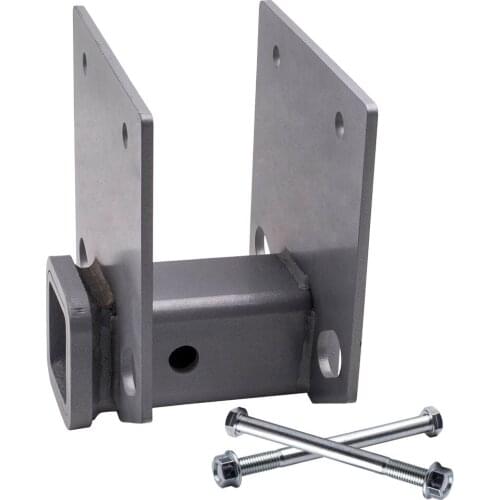 RV Bumper 4x4 Inch Square Tube Trailer Hitch Receiver Extension Mount x1