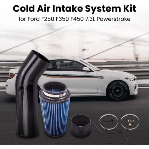 Oiled Cold Air Intake Kit for Ford F-350 F-450 Powerstroke 1999 2000-2003 for F150 F250 Expedition for Excursion F450 F550 7.3L