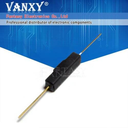 5PCS Plastic Type Reed Switch 2 * 14 Normally Open Magnetic Control Switch GPS-14B Anti-Vibration/Damage Contact For Sensors