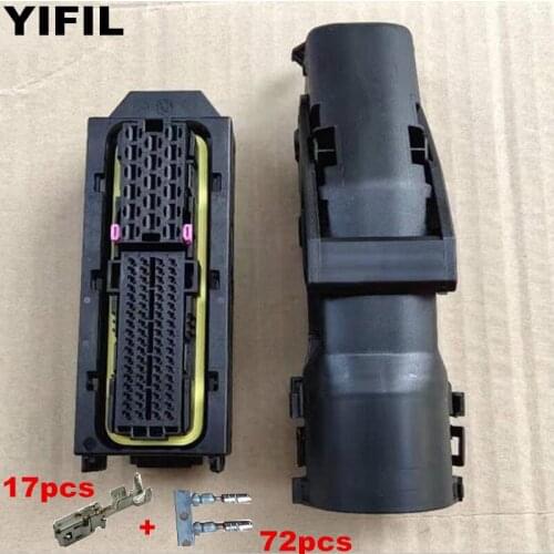 1/2/3/4/5/10pcs/lot 89 Hole 89 Way 89 Pin ECU EDC7 Computer Board Connector Plug With Terminal For Bosch 1928404195 1928404196