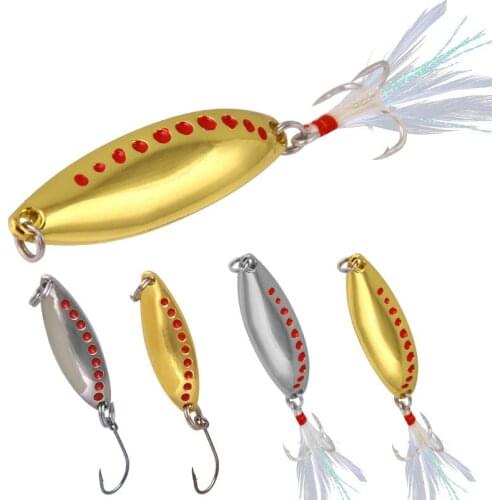 1PCS Metal Spinner Spoon Trout Fishing Lures Predator Hard Bait Sequins Noise Paillette Artificial Lure Sequins Spinner
