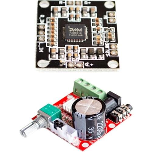 10pcs 12V Mini Hi-Fi PAM8610 Audio Stereo Amplifier Board 2X10W Dual Channel D Class Lowest Price