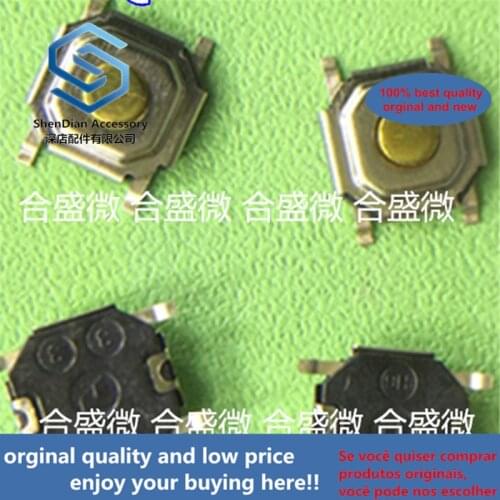 52pcs only orginal new Japan for ALPS SKQGAFE010 touch switch 4x4x1.5 car remote control button patch 4 feet