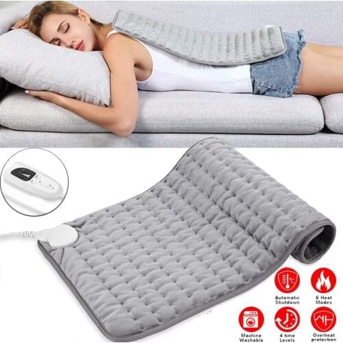6 Level Electrotherapy Heating Pad Blanket Neck Stomach Shoulder Back Pain Relief Warmth Wrap Temperature Heater